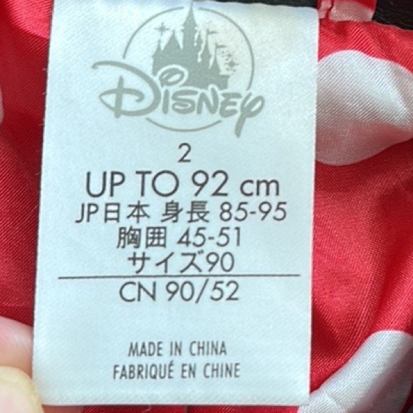 Disney jacket size 2 faux leather real pockets - Picture 3 of 13